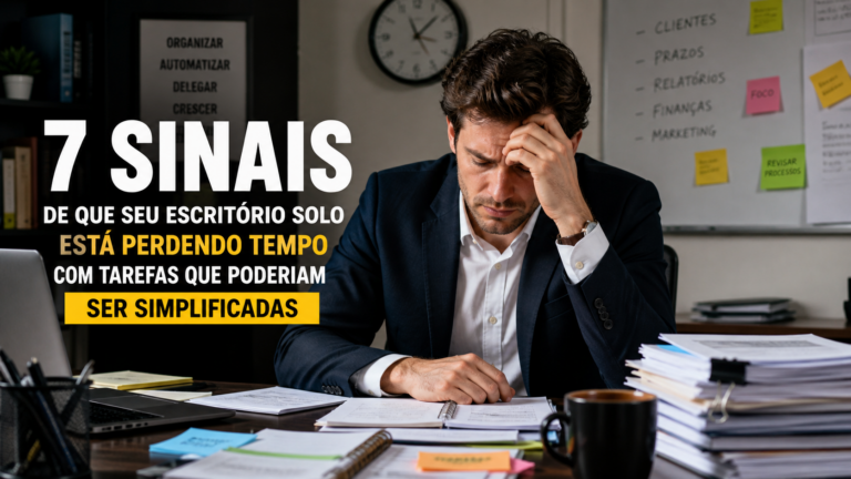7 sinais de que seu escritório solo está perdendo tempo com tarefas que poderiam ser simplificadas