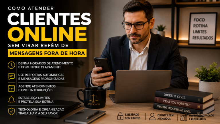 Como atender clientes online sem virar refém de mensagens fora de hora