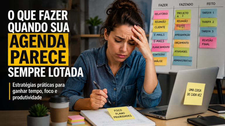 O que fazer quando sua agenda parece sempre lotada
