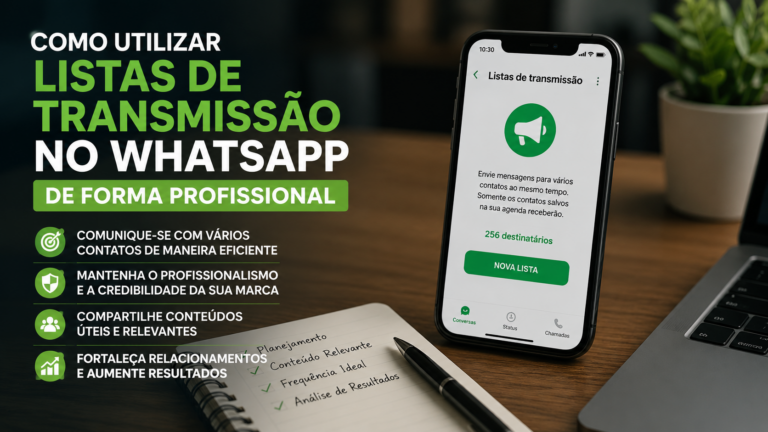 Como utilizar listas de transmissão no WhatsApp de forma profissional