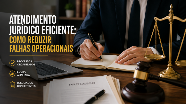 Atendimento jurídico eficiente: como reduzir falhas operacionais
