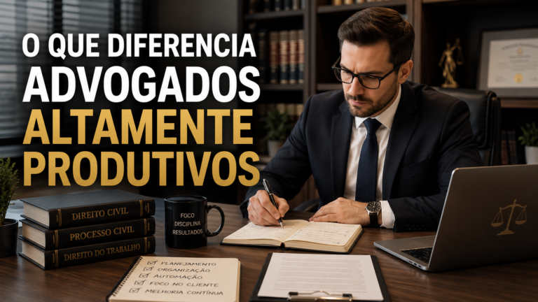 O que diferencia advogados altamente produtivos