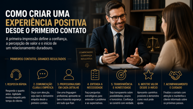 Como criar uma experiência positiva desde o primeiro contato