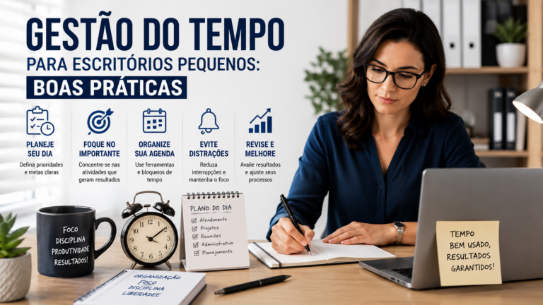 Gestão do tempo para escritórios pequenos: boas práticas