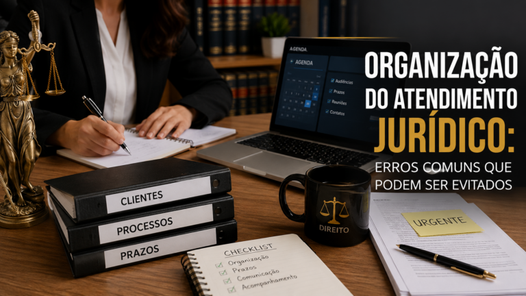 Organização do atendimento jurídico: erros comuns que podem ser evitados