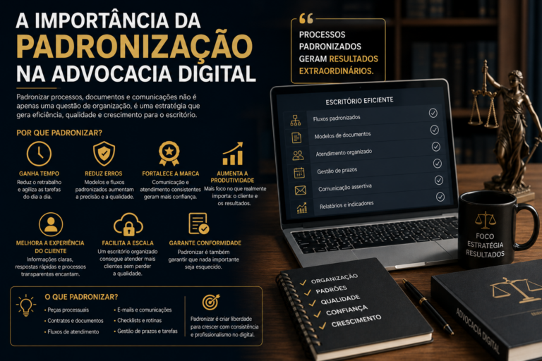 A importância da padronização na advocacia digital