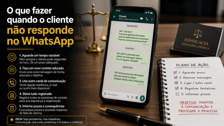 O que fazer quando o cliente não responde no WhatsApp