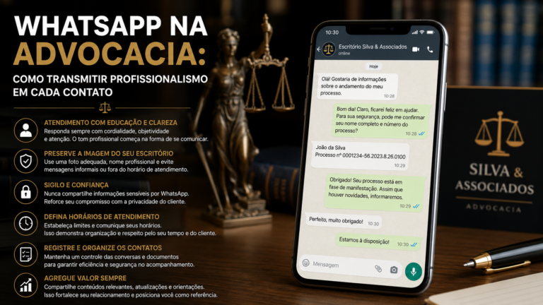 WhatsApp na advocacia: como transmitir profissionalismo em cada contato