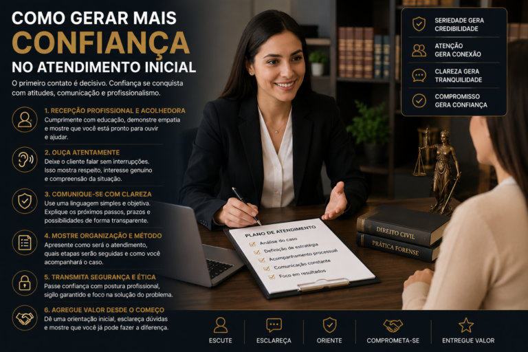 Como gerar mais confiança no atendimento inicial