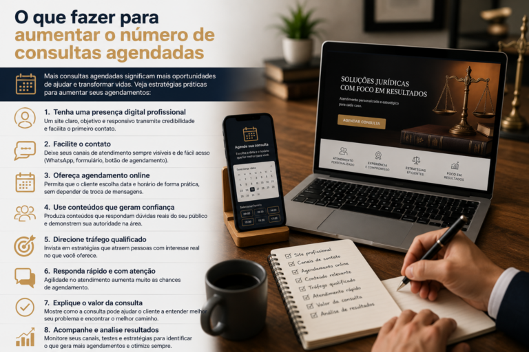 O que fazer para aumentar o número de consultas agendadas
