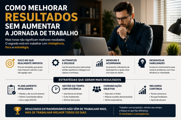 Como melhorar resultados sem aumentar a jornada de trabalho