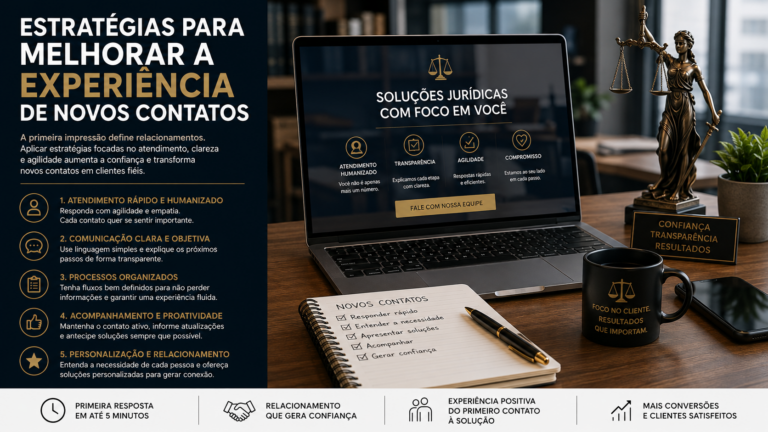 Estratégias para melhorar a experiência de novos contatos