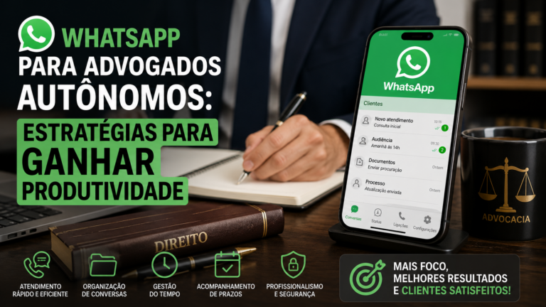 WhatsApp para advogados autônomos: estratégias para ganhar produtividade