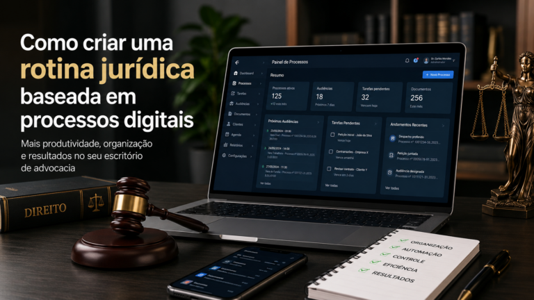 Como criar uma rotina jurídica baseada em processos digitais
